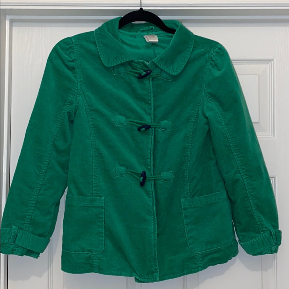 4/$20 Green Gymboree Kids Coat/ Zip &Toggle Close